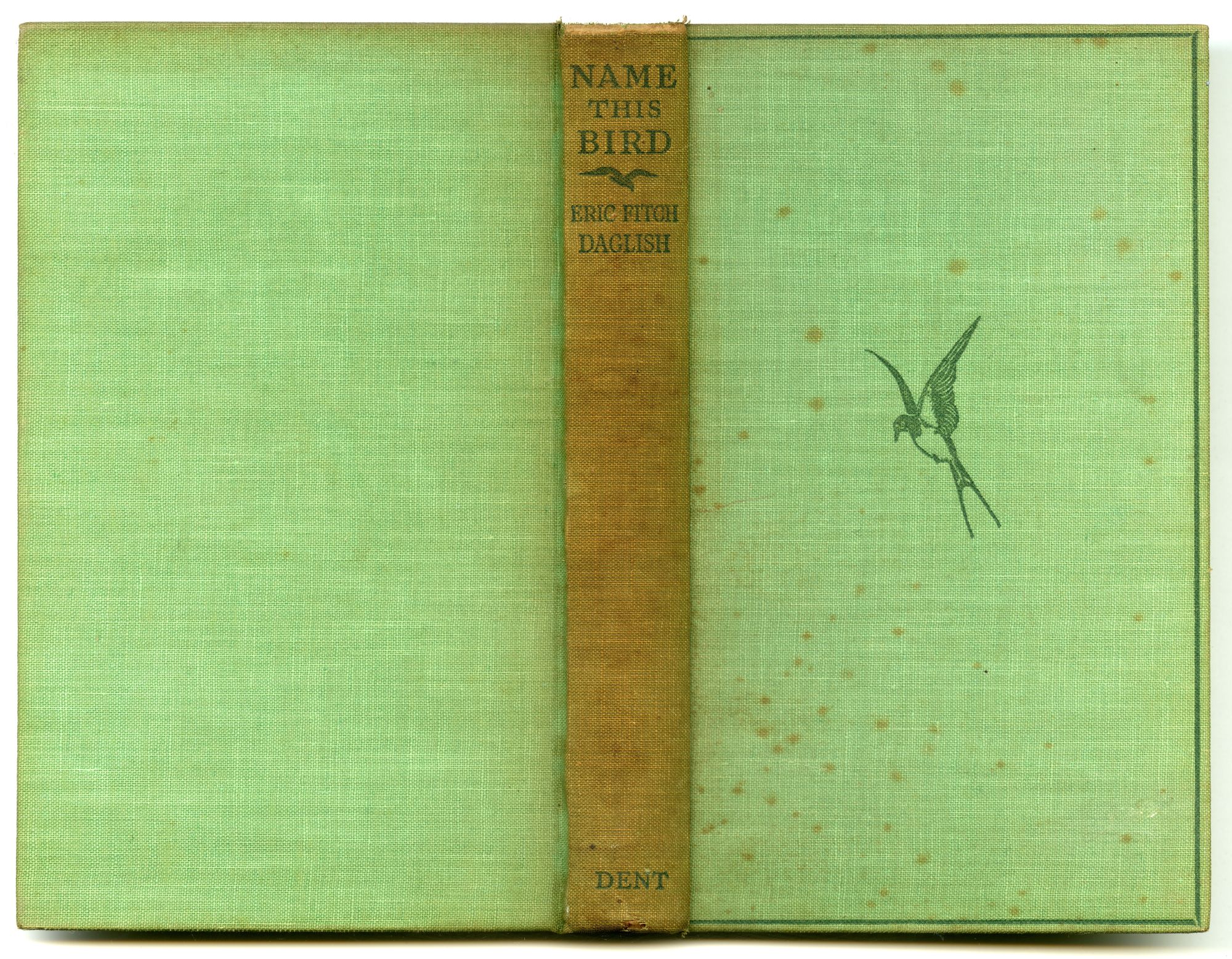 『NAME THIS BIRD』（1934年、DENT） 表紙